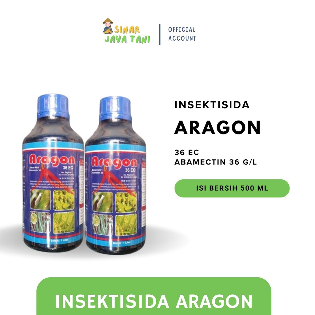 Insektisida Aragon 36 EC Abamektin kemasan 500ML