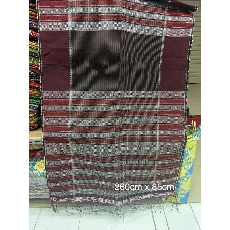 ULOS RAGIHOTANG SIRARA HITAM MERAH SILVER