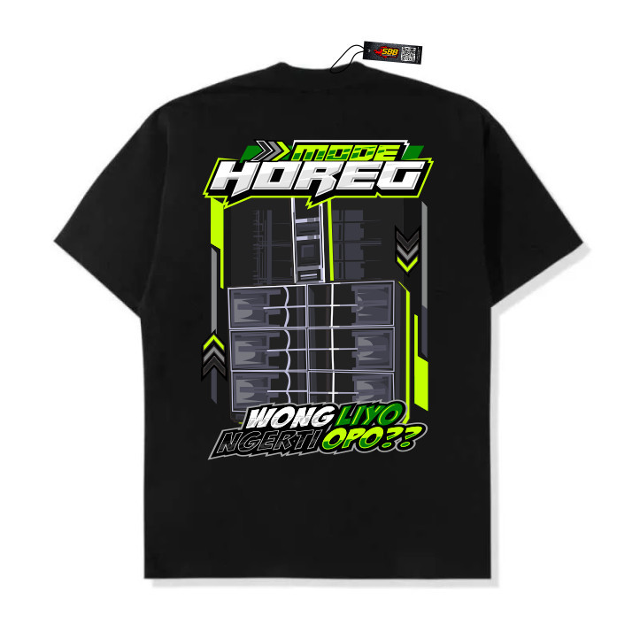 Baju Kaos Sound System MODE HOREG Tukang Sound Distro Katun Sound Balap Blitar