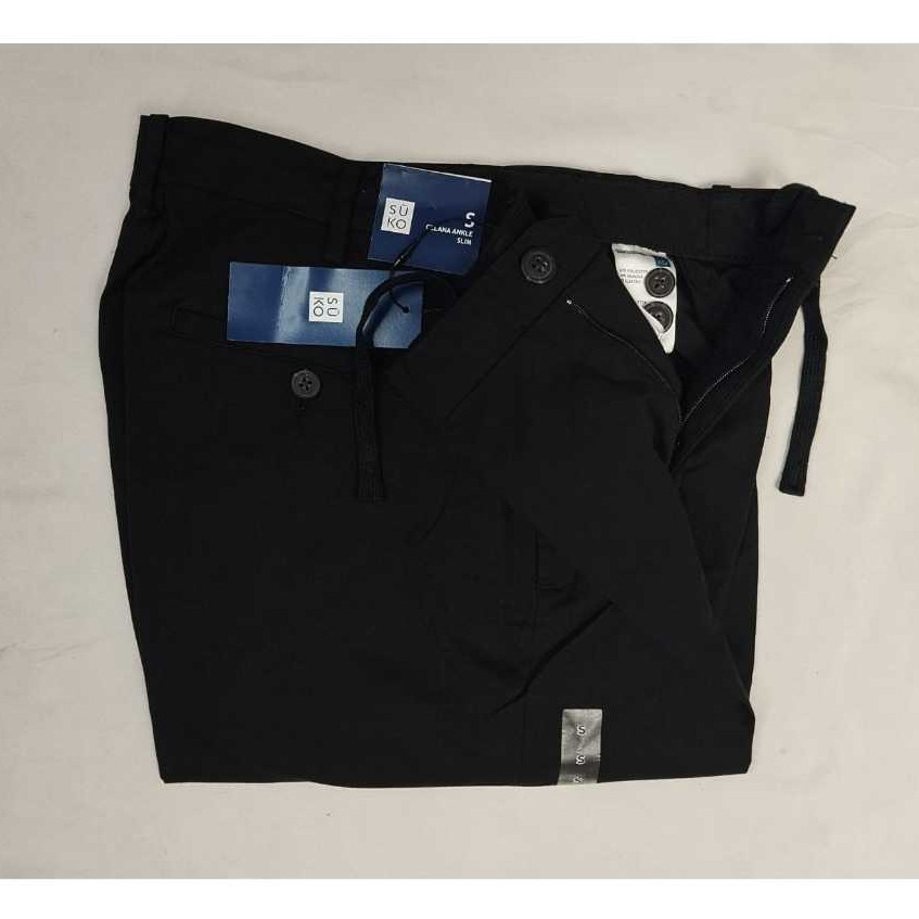 SUKO Celana Panjang Pria Ankle Pants Slimfit Stretch Original l Celana Kerja Pria l Celana Pria