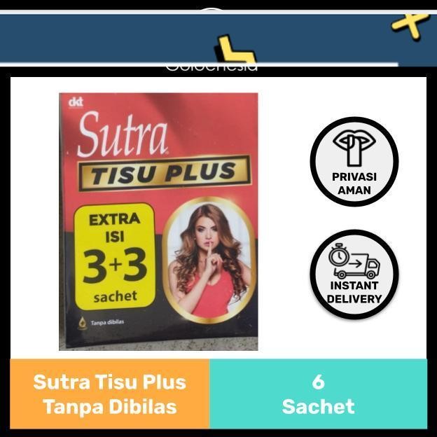 Sutra Tisu Plus Isi 3 Sachet - Sutra Tisu Magic
