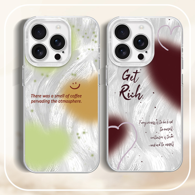 Casing For iPhone 15 14 13 12 11 Pro Max Plus iPhone 6 7 X XR XS MAX Plus Bling Fashion color Love c