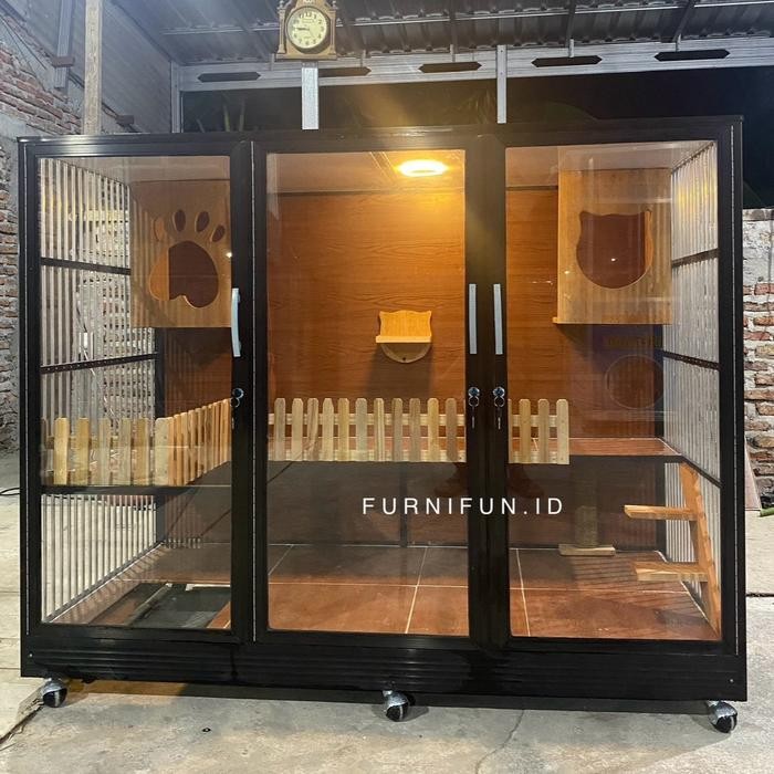 Kandang Kucing Aluminium / Kandang Kucing Jumbo