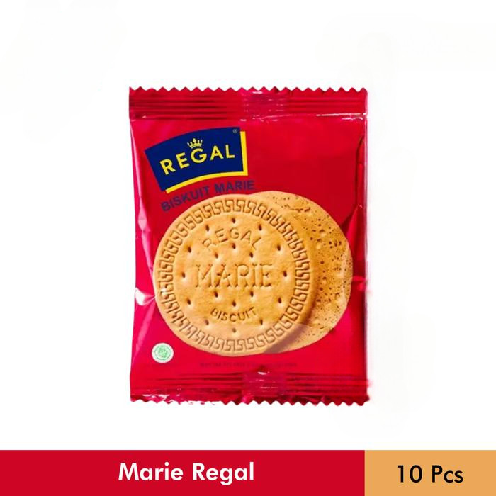 

Biskuit Marie Regal - 1 Renceng Isi 10 Pcs - 12gr
