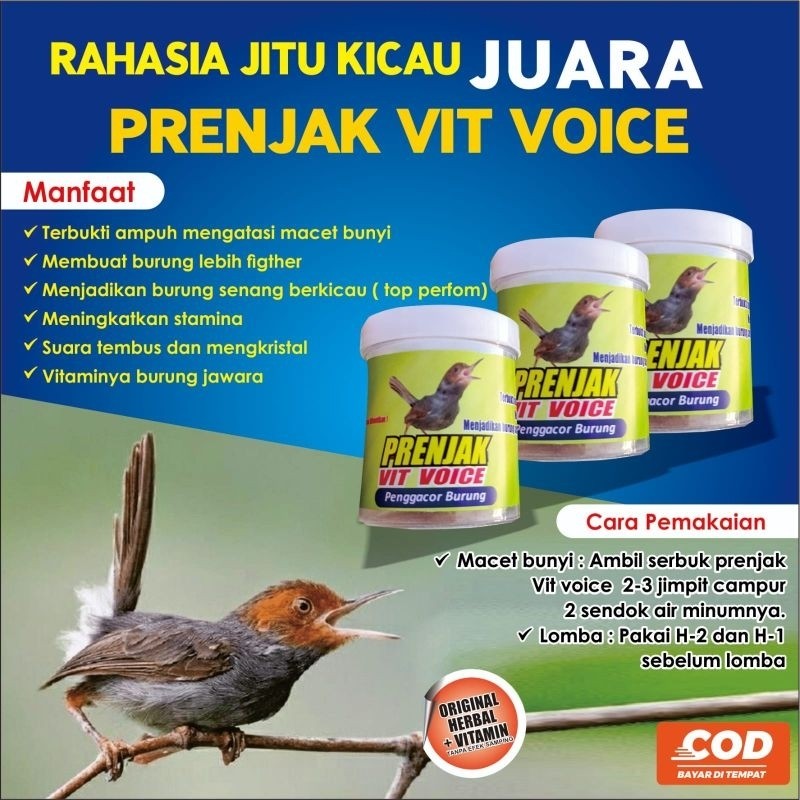 prenjak vit voice penggacor prenjak vitamin prenjak gacor juara / vitamin penggacor prenjak / doping
