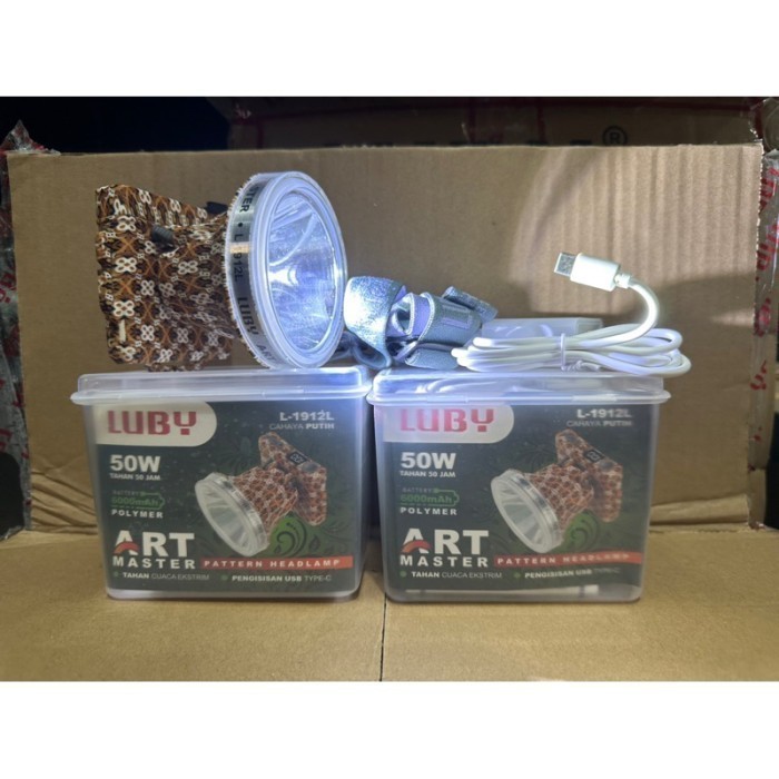 L-1912L Senter Kepala Luby L-1912L Headlamp 50 Watt L1912L ART MASTER //rejeki