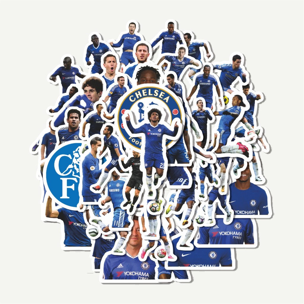 

Sticker Pack Football Series Chelsea FC | Sticker TUMBLR | Stiker LAPTOP KOPER HELM