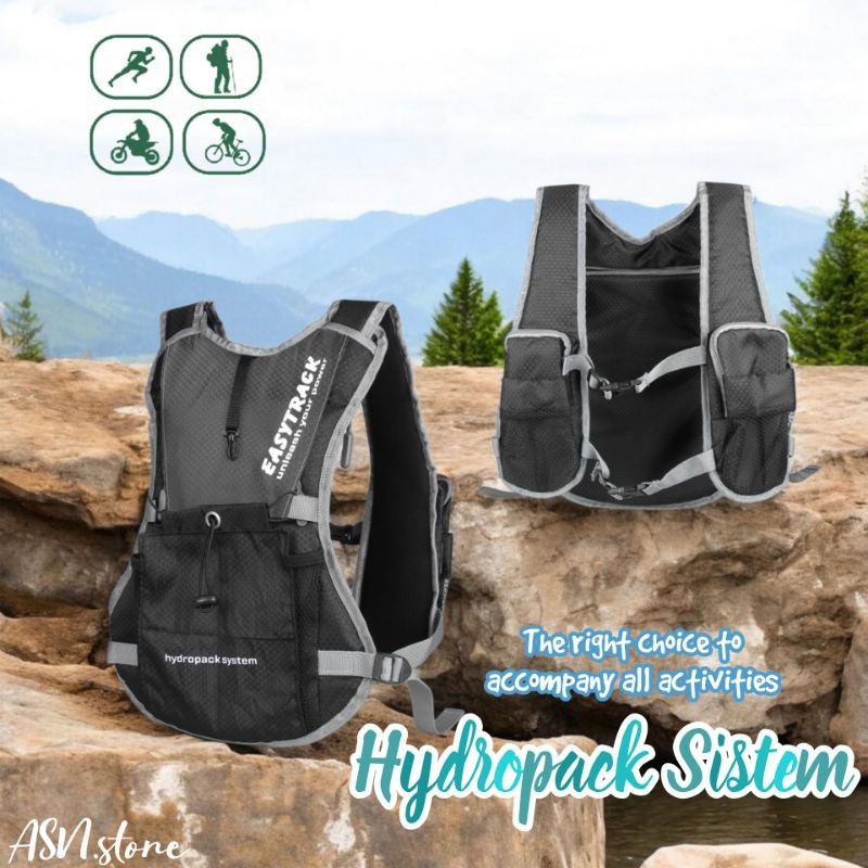 Tas Hydropack Trail Running Outdoor Hydropack Tas Trail Rompi Gunung/Terbaru
