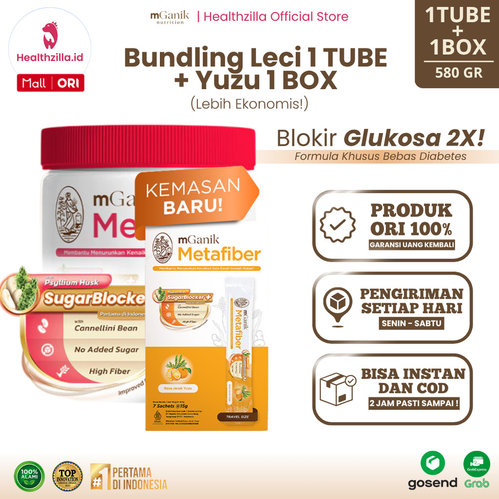 

[BUNDLING] mGanik Metafiber LECI TUBE YUZU BOX