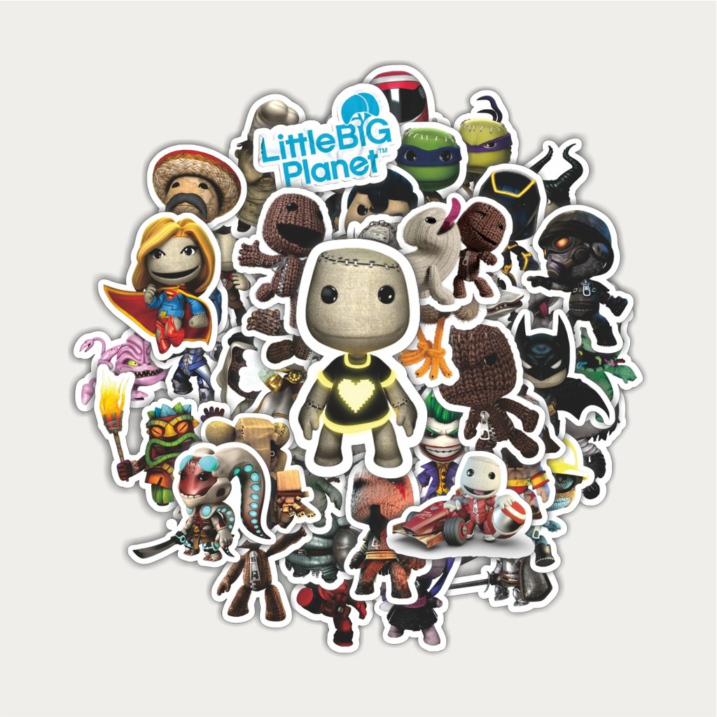 

Sticker Pack Game Series Little Big Planet Character Mix 1 | Sticker TUMBLR | Stiker LAPTOP KOPER HELM