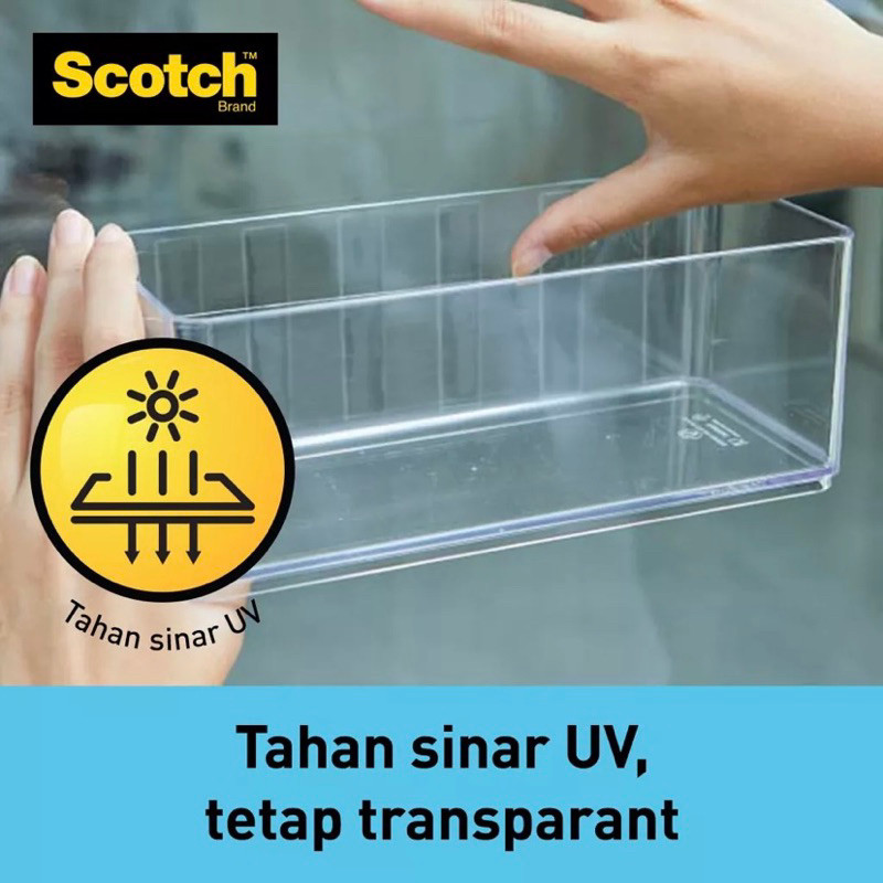 

JAMIN MURAH !!!3M SCOTCH Clear Bening Double Tape Sided Mounting 19mm x 1.5 Meter(BISA LANGSUNG ORDER)