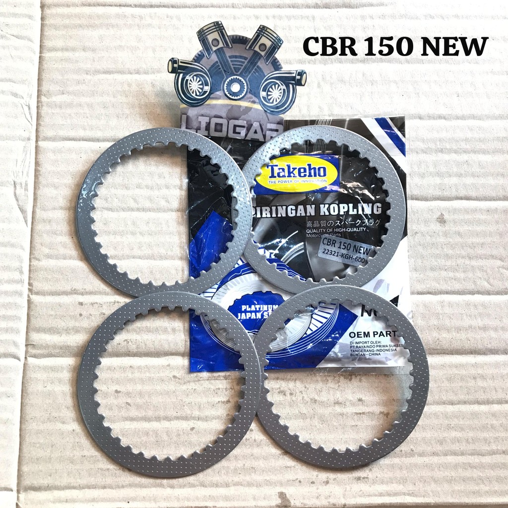 BESI PLAT KOPLING CBR 150 PIRINGAN KOPLING CBR 150 R NEW ISI 4 PCS