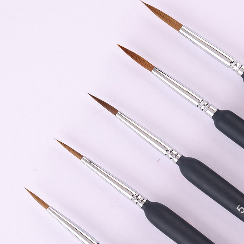 

Retail 10 Fine-Pointed Brushes. Mini Fine Brush Set Is Suitable For Scale Model Painting And Line Drawing