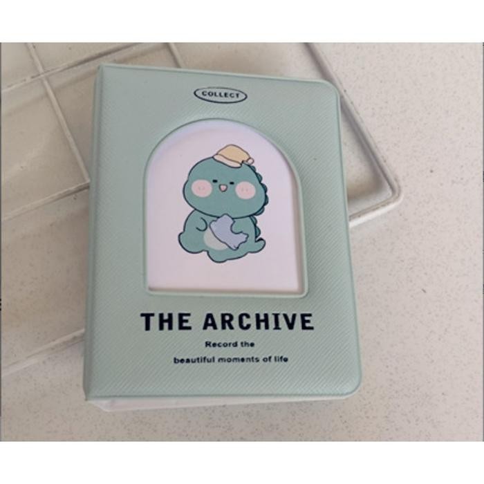 Photo Album Card Polaroid Album Book Buku Foto Mini 3 inch  BKU - Hijau