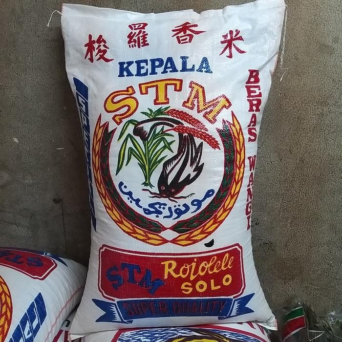 

beras cap STM rojolele solo 20 kilogram