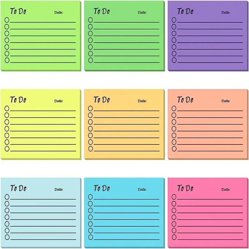 

50 Sheets To Do List Memo Pads Kawaii Daily Planner Tearable Sticky Notes Message Notes Korean Stationery Office Writing Pads