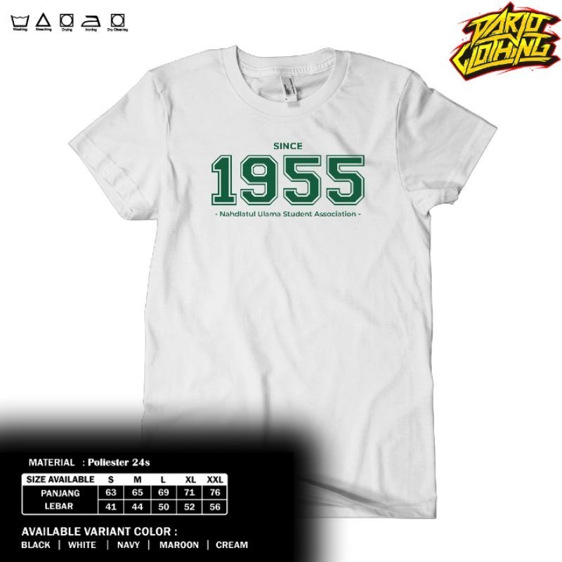 DarjoClothing Combed - KAOS IPPNU | KAOS NAHDLATUL ULAMA | KAOS 1955