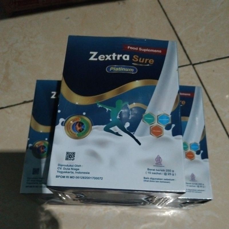 

Paket 4 box zextra sure susu original untuk tulang dan sendi terbaik serta mengatasi saraf terjetit