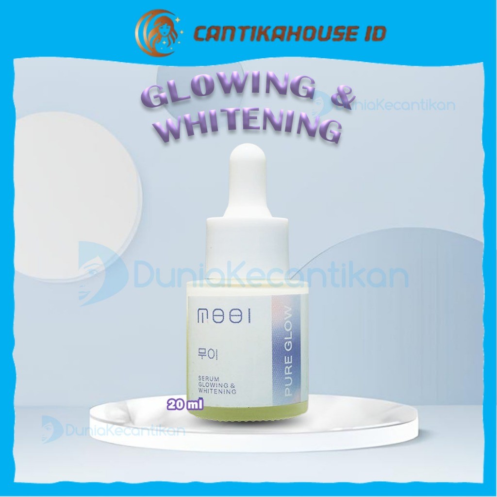Mooi Skincare Pure Glow Whitening Serum Korea Mencerahkan Wajah Glowing Serum Mooi Pure Glow [Cantik