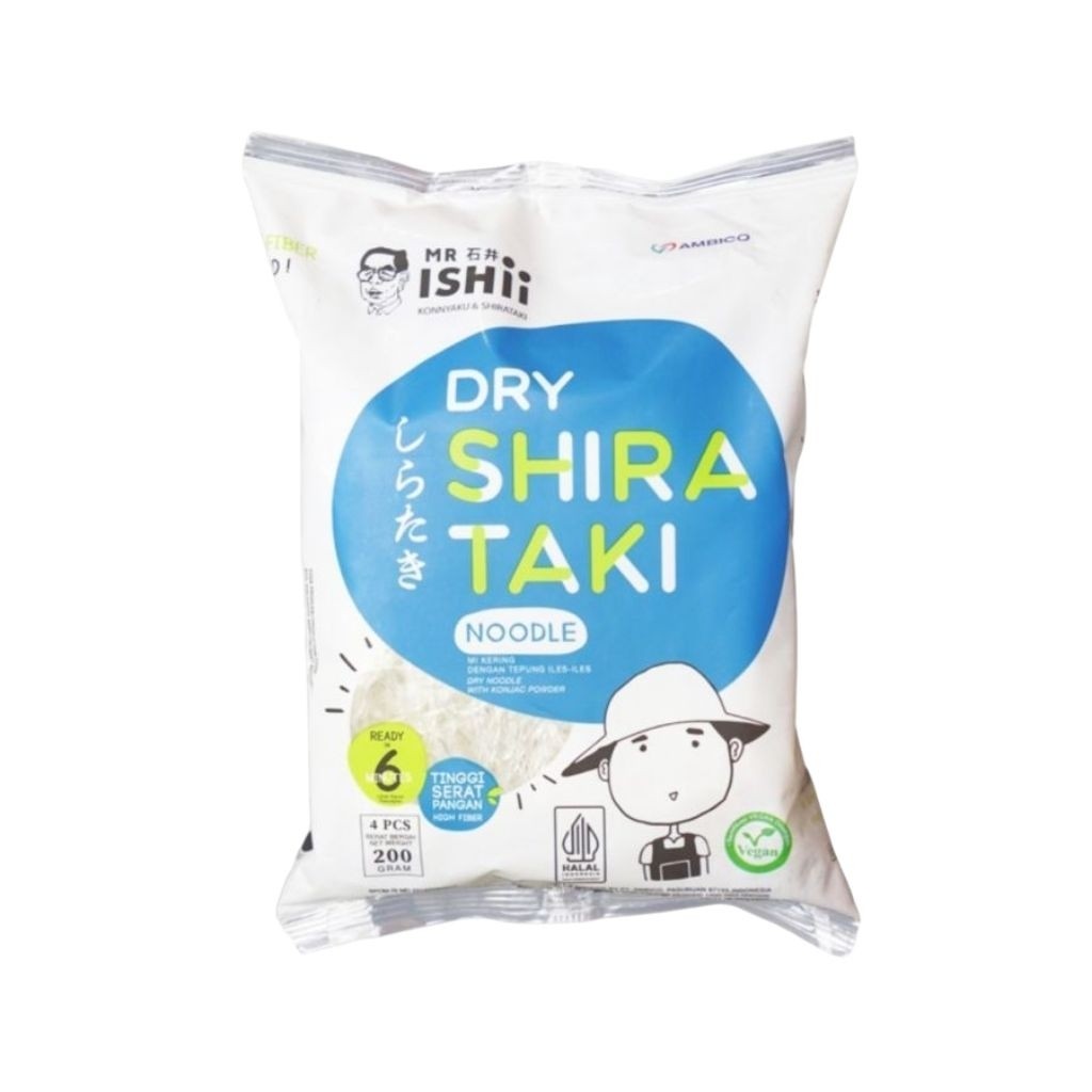 

Shirataki Dry Noodle - 200g (Mie Kering Shirataki)