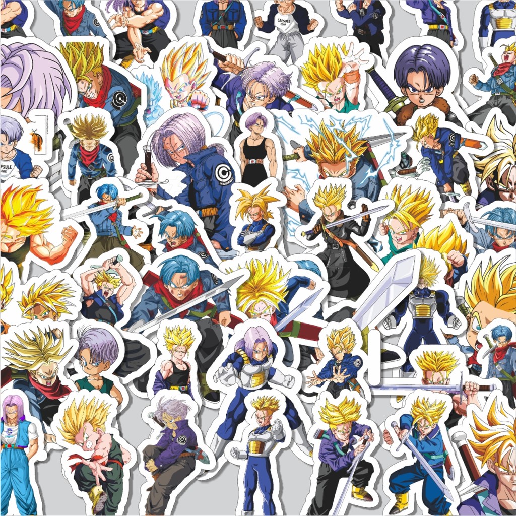 

Stiker Cutting Pack Stiker Anime Series Dragon Ball Character TRUNKSIsi 100Pcs Series Aesthetic Lucu Keren Untuk Koper Bahan Vynil