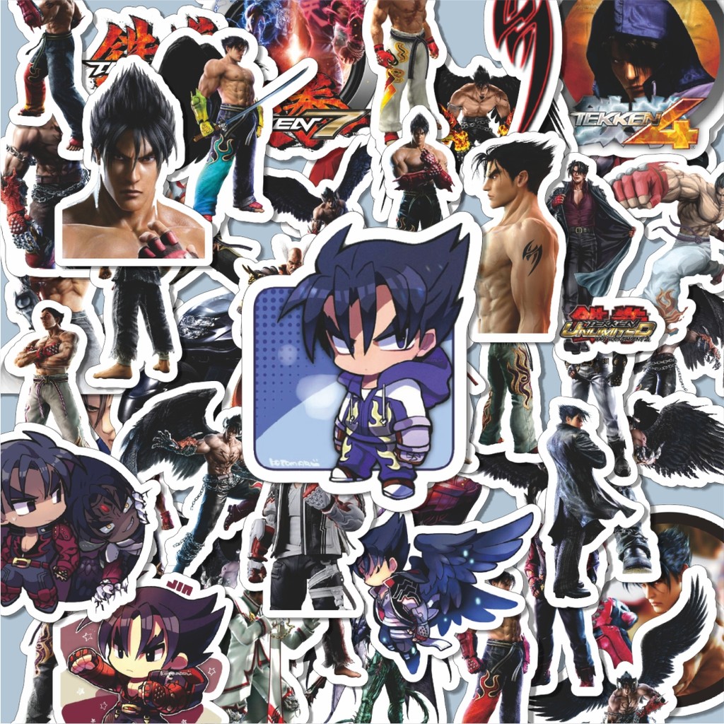 

100PCS Lucu Stiker Game Series Tekken Character Jin Kazama Stiker Aesthetic Stiker Anti Air Stikers Berperekat Waterproof sticker decal buat Motor Helm Buku Journal Koper Casing HP Laptop Botol Minum Hadiah anak