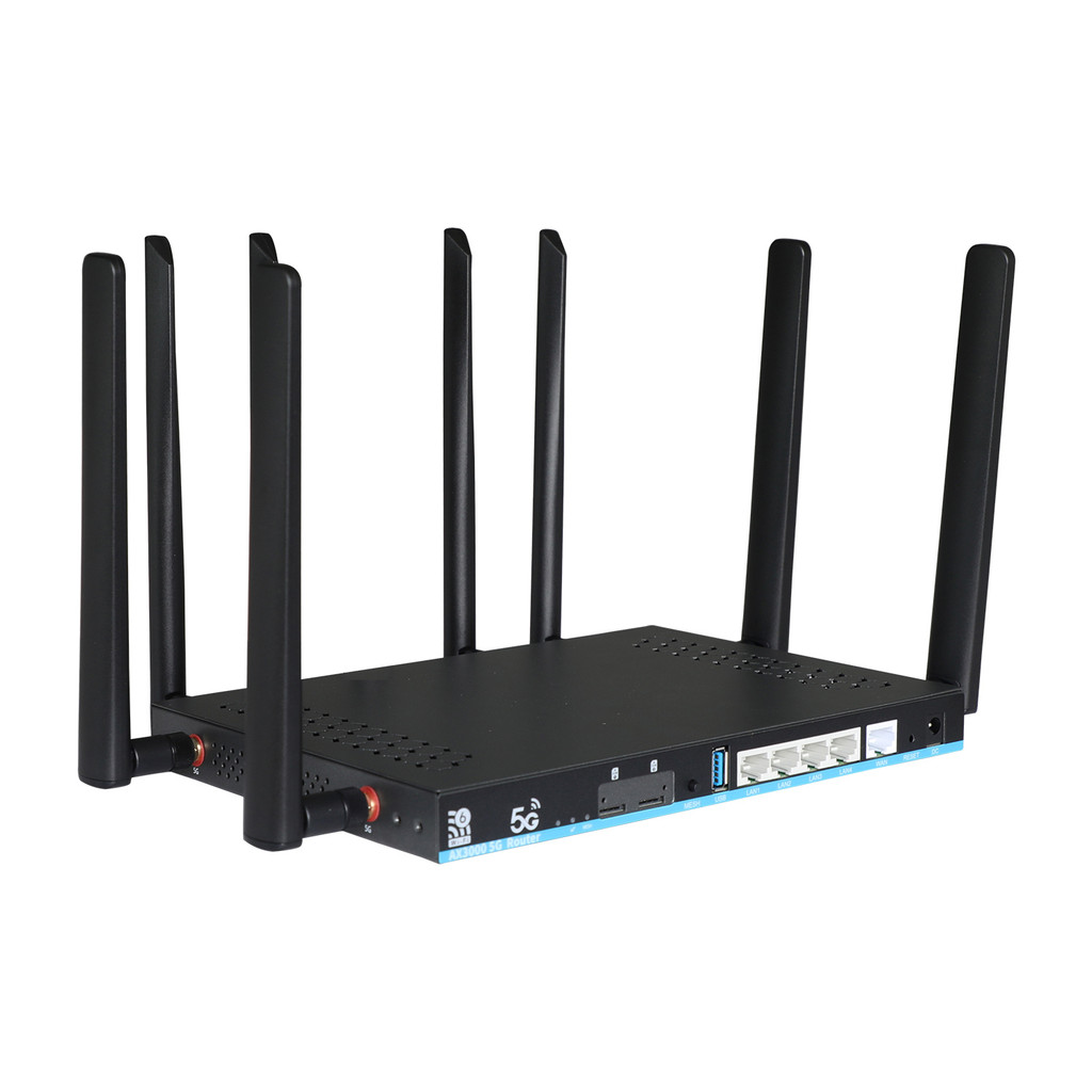 ZBT Dual SIM Card 5G Router 2*SIM Wifi6 3000Mbps Openwrt DDR4 1GB 4*LAN USB3.0 5G Modem MU-MIMO 4T4R