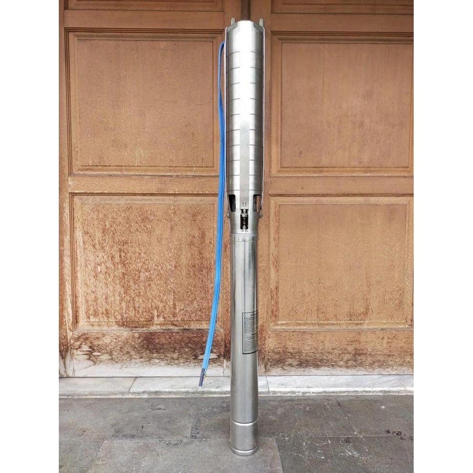 MAXPUMP Pompa Air Submersible 150QJ30-23/3-3SPAP 6 Inch 4HP 3 Phase 380V 30m3/h 33m Head Stainless S