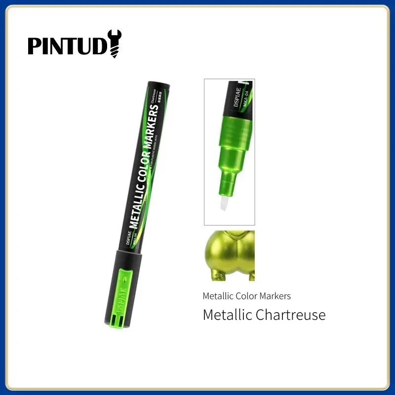 

Eco-Friendly Dspiae Mka Super Metallic Markers Art Supply - Soft Tip in Pink, Orange, Red, Blue, Green, Silver, Gold