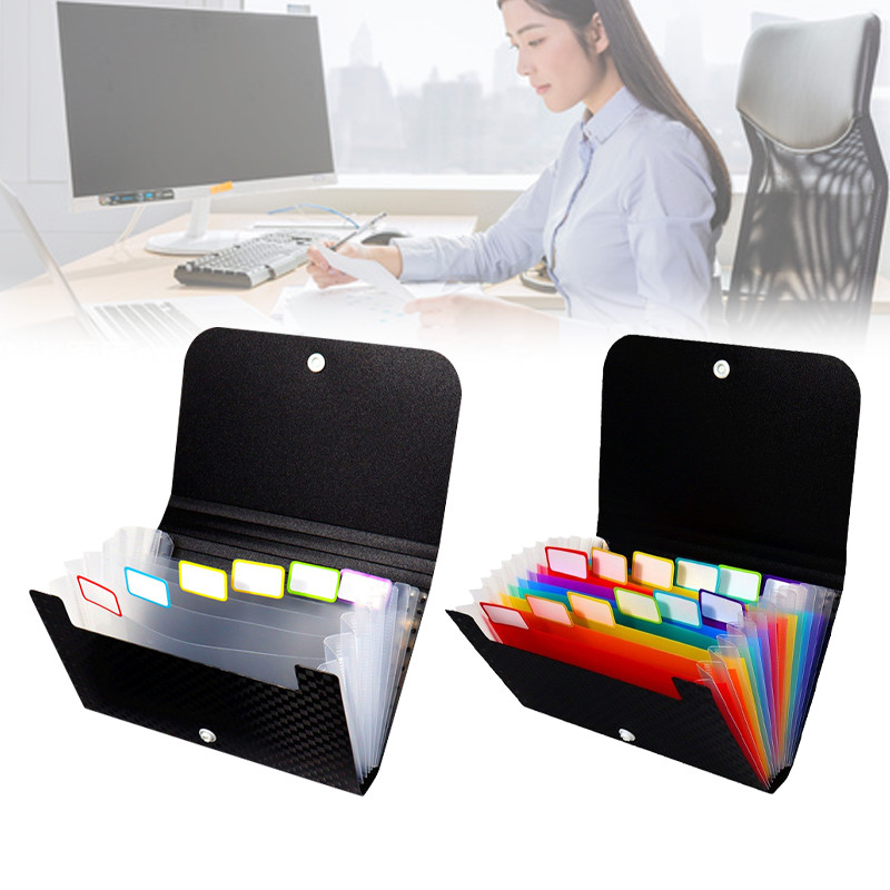 

Dompet Mini Organizer Bantex - 13 Slot Dompet Kas, Expandable Accordion Folder, Portable File Wallet | COD