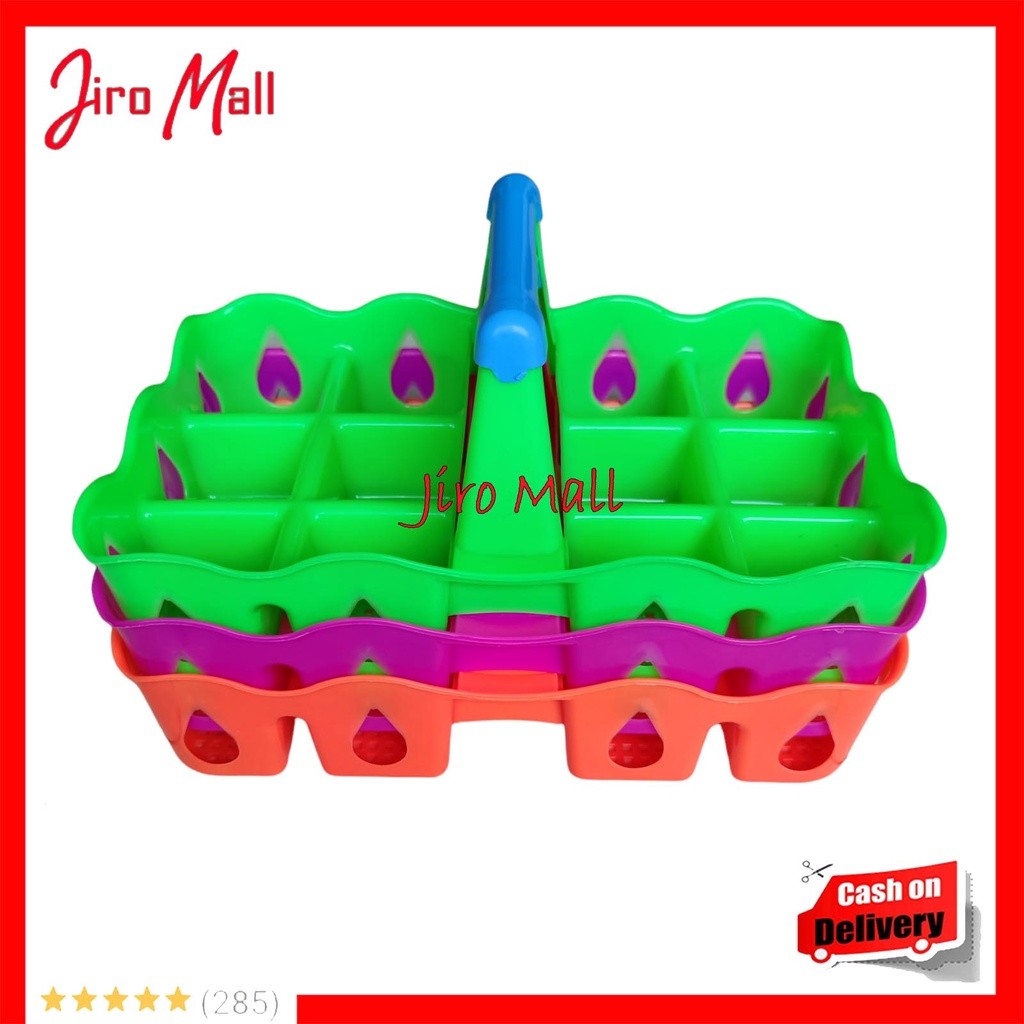 ⭐⭐⭐⭐⭐MURAH BANGET  Rak Aqua Gelas Tempat Aqua Gelas Plastik 12cup / Rak Air Mineral / Rak Murah By Z