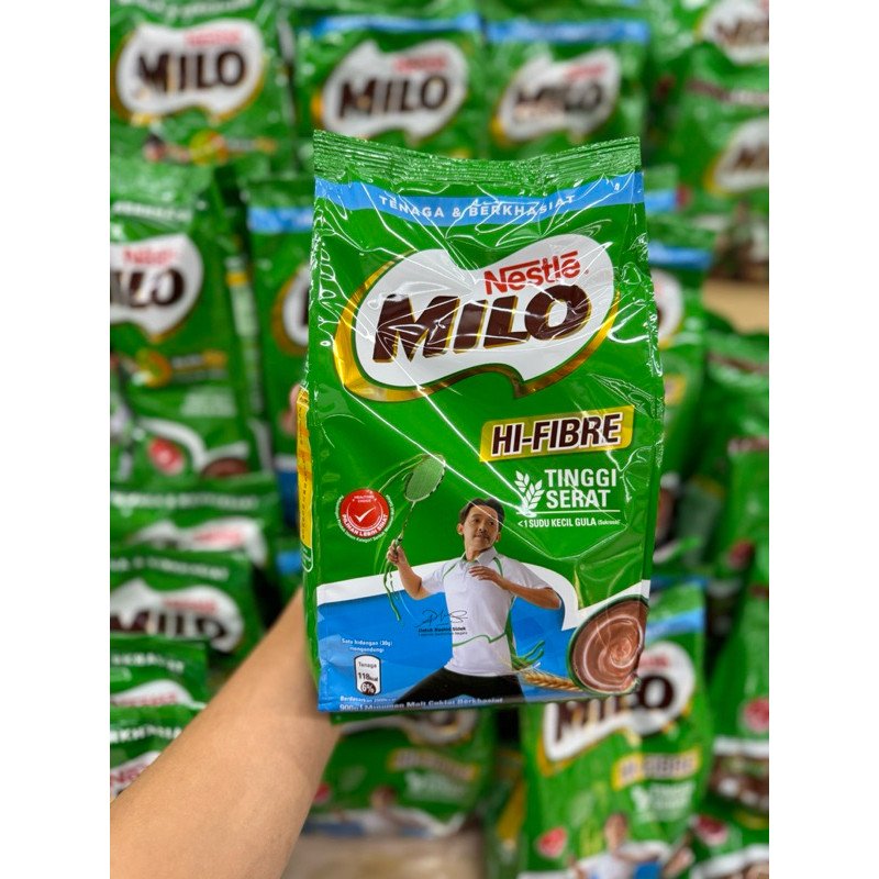 

milo hi-fibre tinggi serat 900gr