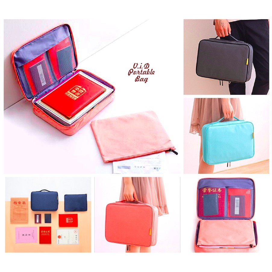 

VID Portable Bag Very Important Document Bag Tas Dokumen Penting Tas File