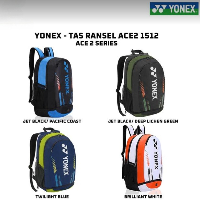 YONEX BADMINTON BACKPACK ACE2 - Q014 - 324 - 1512 / Tas Ransel Badminton ORI YONEX