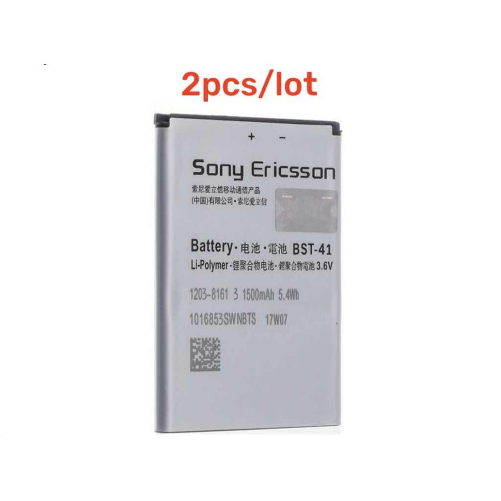 2Pcs/lot Original BST-41 Phone Battery For Sony Ericsson Xperia PLAY R800 R800i Play Z1i A8i M1i X1 
