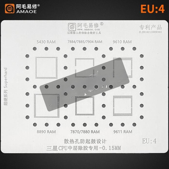 Plat Eu4 Ram Samsung 9611 Amaoe Original Cetakan Ic Kualitas Terbaik