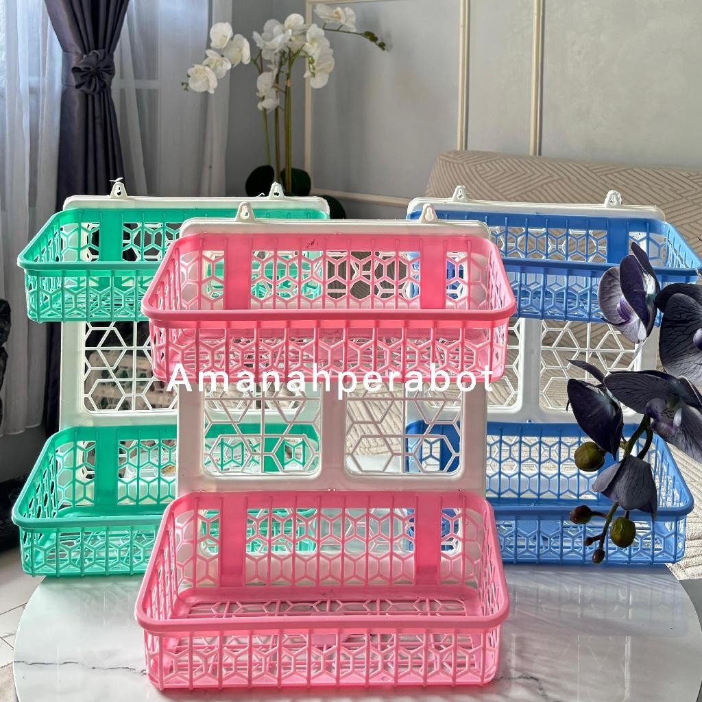RAK GANTUNG KAMAR MANDI RAK SABUN SHAMPO Rak Kosmetik Rak Makeup RAK YOYO By Toko Indomaret Store