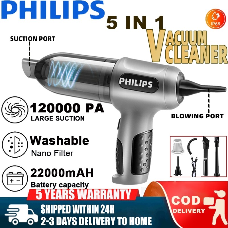 5 IN 1 Vacuum Cleaner Nirkabel Genggam 998000 Pa Penyedot Debu Portabel Daya Tinggi Rumah pakum clea