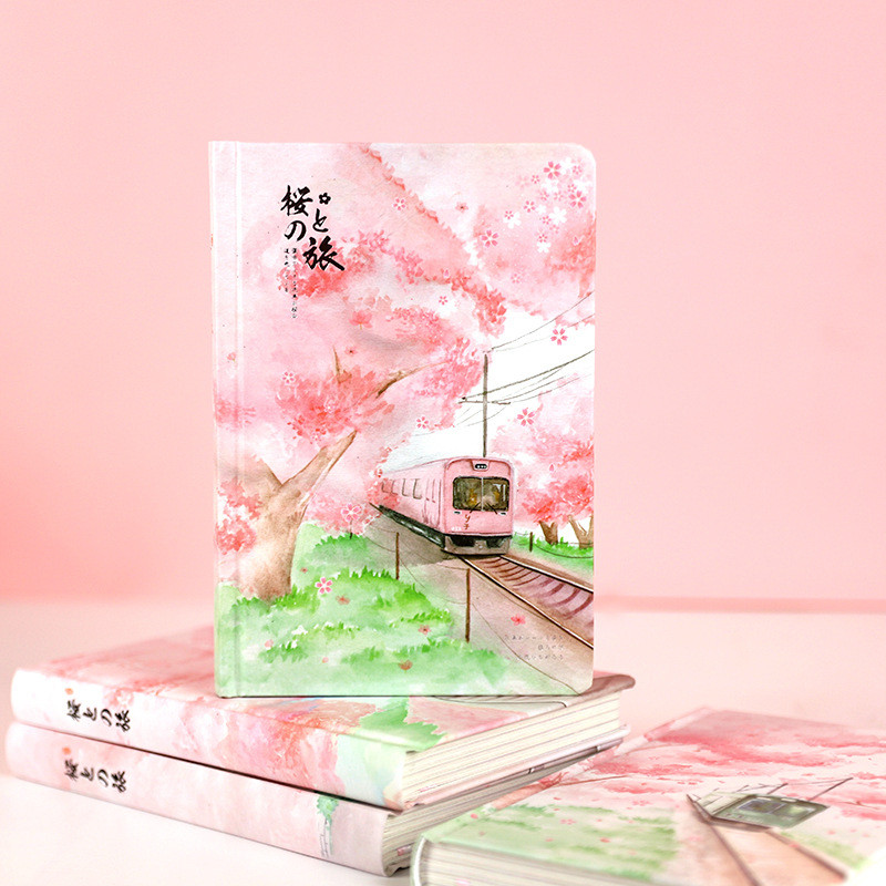 

Japanese Style Baby Flower Journey Full Color Journal Girlish Sketchbook Korean Aesthetic AR Creative Diary Notebook