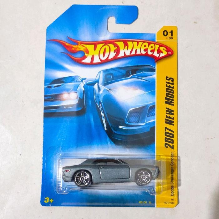 NEW.... Hotwheels Hot Wheels Dodge Challenger Concept abu-abu 2007 New Models RAYS88.