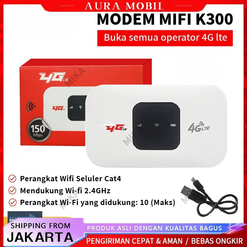 MIFI MODEM WIFI 4G UNLOCK OPERATOR Perdana ,By.u,XL, Axis,Three, Smartfren 150 Mbps 4G/5G Portable M