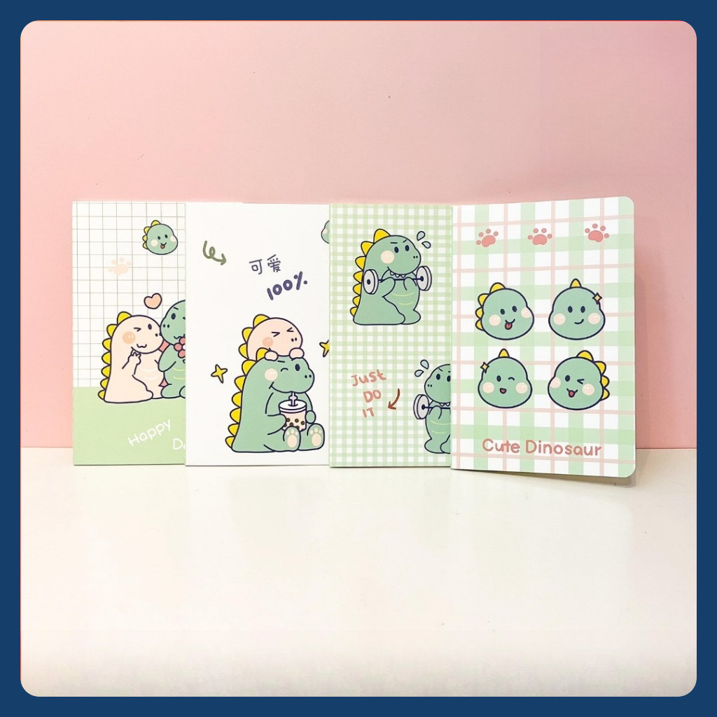 

BUKU STANDAR UKURAN A5 14x18 CM MOTIF DINO HIJAU BK 1996 - Book Notebook bergaris A5/Buku Tulis Sekolah lembar garis