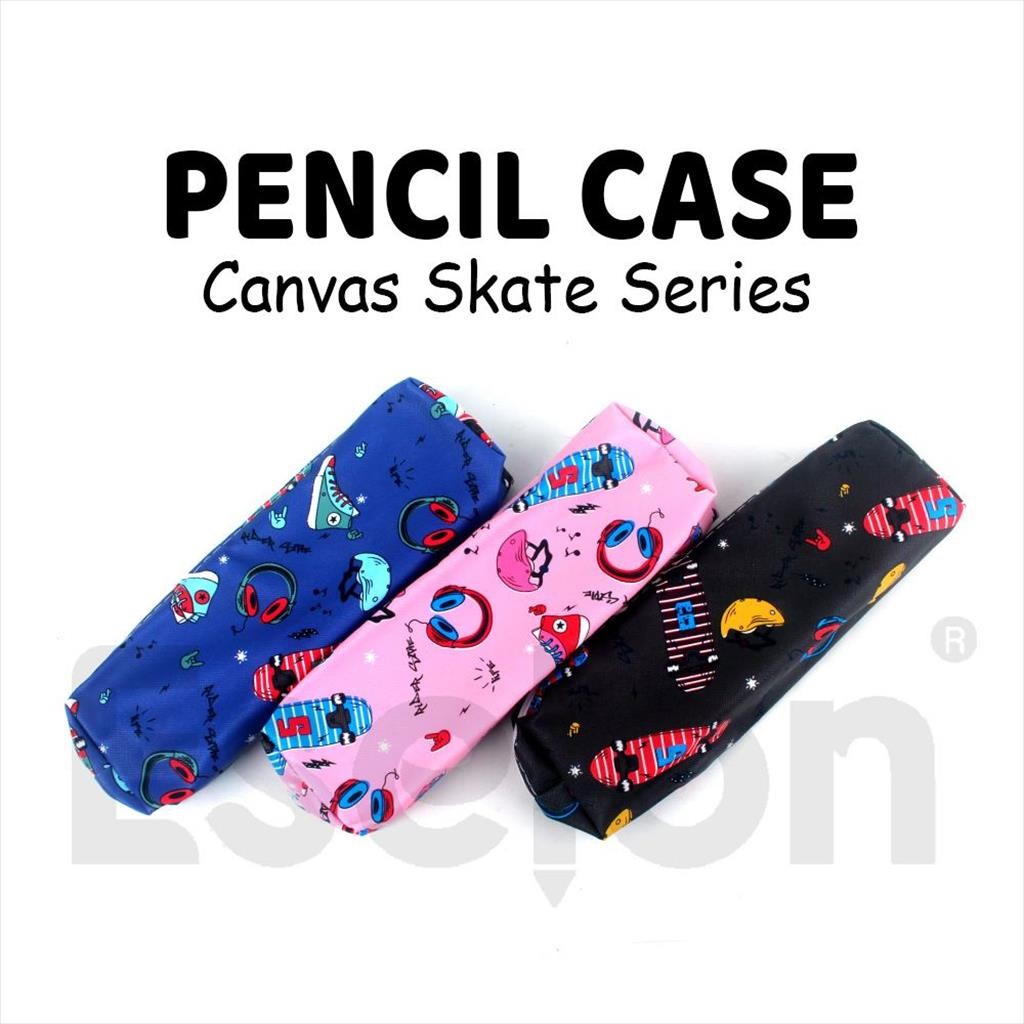 

♚Kotak Pensil Canvas SKATE Series / Tempat Pensil Karakter♚