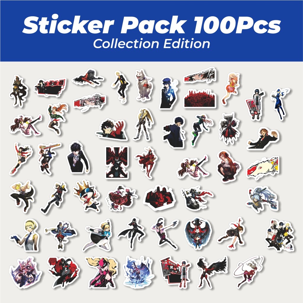

Hot Stiker Video Game Series Person A5 V3 Lucu Anti Air Stikers Berperekat Waterproof Sticker Decal Buat Motor Helm Buku Journal Koper Casing HP Laptop Botol Minum