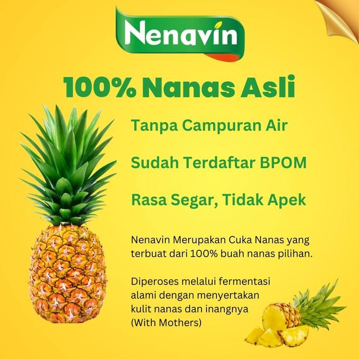 

Promo Nenavin Cuka Nanas Original With Mother 300 ml