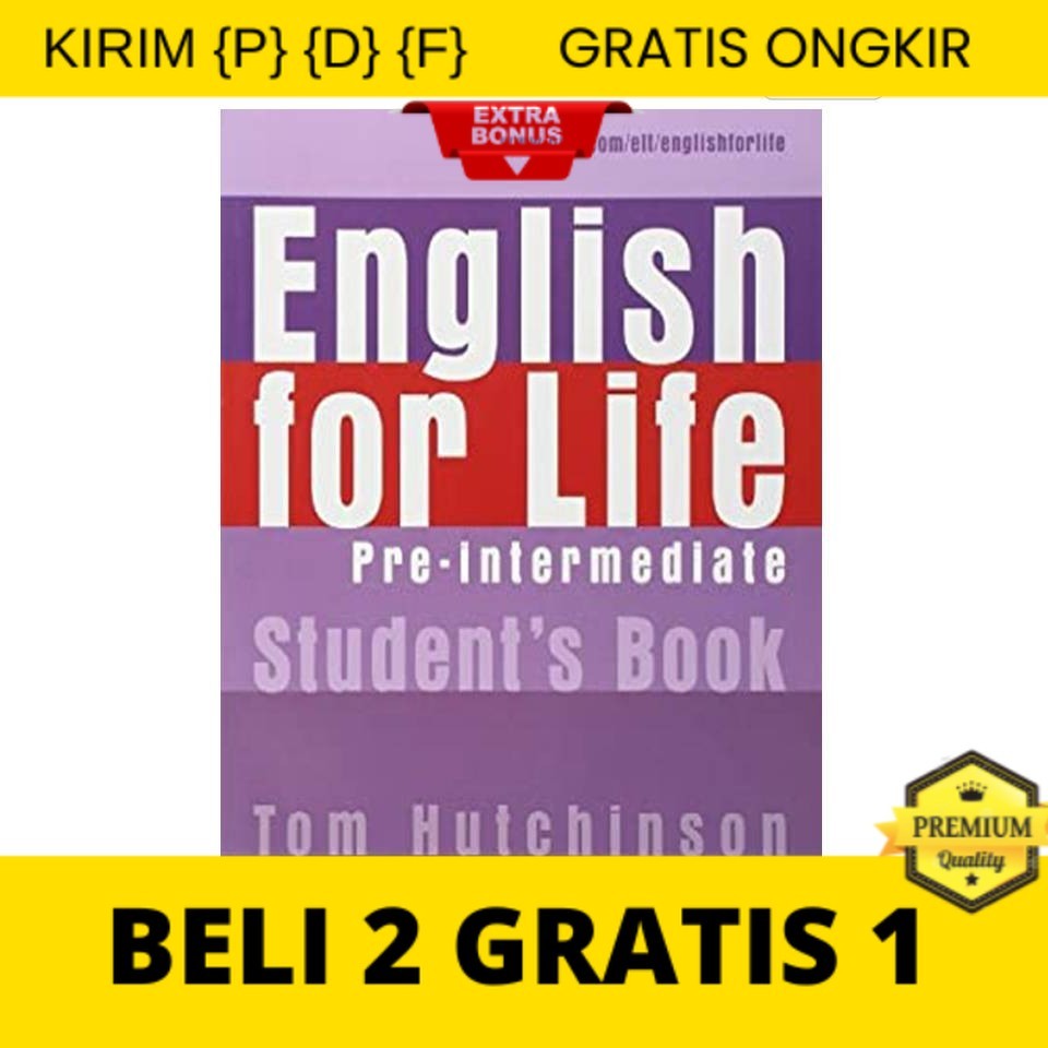 

{P} {D} {F} English for Life Pre-Intermediate - Student's Book