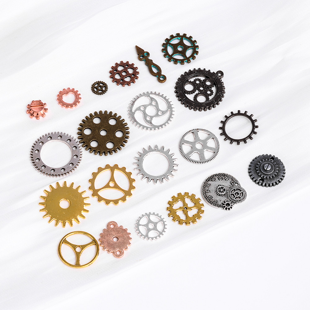 

DIY Jewelry Accessories Retro Wind Mechanical Gear Modeling Alloy Accessories Crystal Drop Glue Mold Filling Material