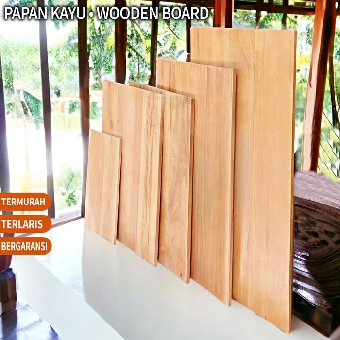 

Kayu Papan kayu 95 x 60 cm Wooden board bahan meja kayu - 70 cm, 30 cm