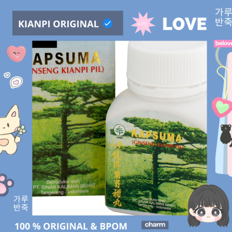 

PROMO MERDEKA !!! CN Kapsuma Kianpi Pil Penggemuk Badan Wisdom ASLI Original - Ginseng Kianpi 100% ORIGINAL & BPOM