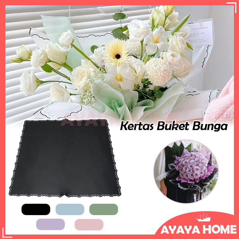 

Kertas Buket Cellophane Motif /Cellophane List Awan Premium/Awan Frame Transparan Kertas Buket